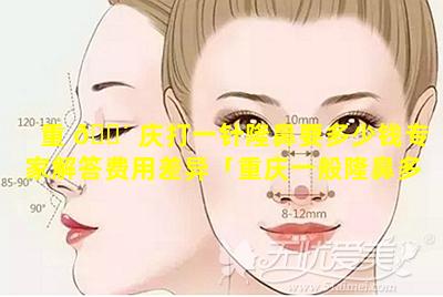 重 🌴 庆打一针隆鼻要多少钱专家解答费用差异「重庆一般隆鼻多少钱一次」